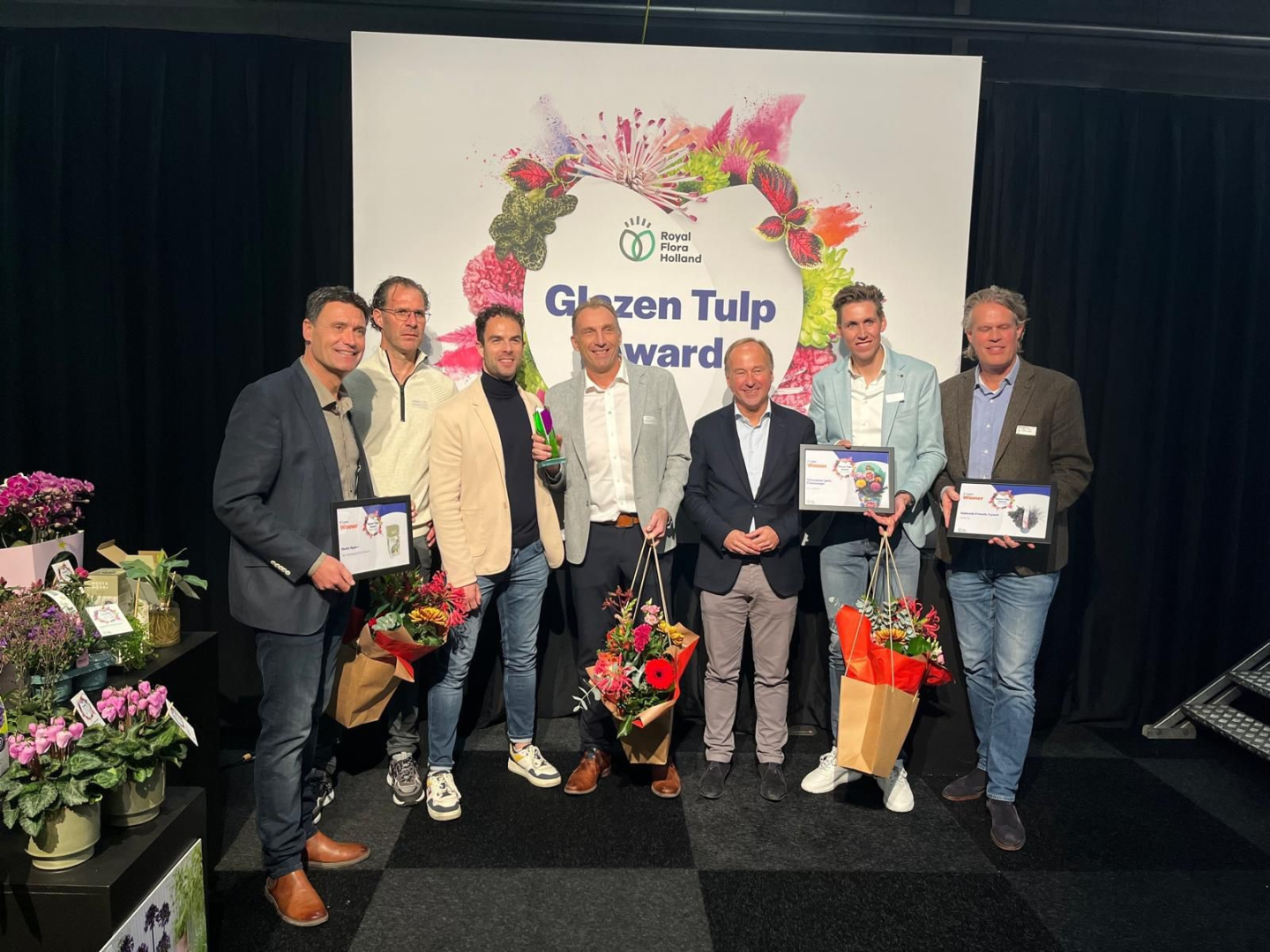 People’s Choice Award en 2e prijs van de vakjury bij de Glazen Tulp Award van Royal Flora Holland