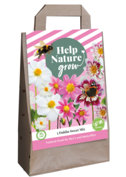 X 1 TAS 5 DAHLIA SWEET MIX - HELP NATURE GROW I