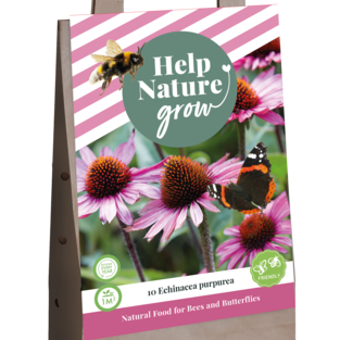 X 1 TAS 10 ECHINACEA PURPUREA - HELP NATURE GROW I