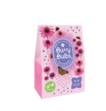 X 1 TAS 5 BUZZY BULBS  PINK-LILAC MIX I