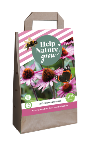 X 1 TAS 10 ECHINACEA PURPUREA - HELP NATURE GROW I